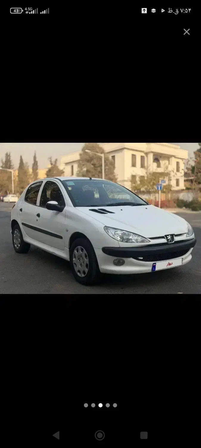 206 سفید تیپ 5 مدل 96|خودرو سواری و وانت|تهران, زنجان جنوبی|دیوار