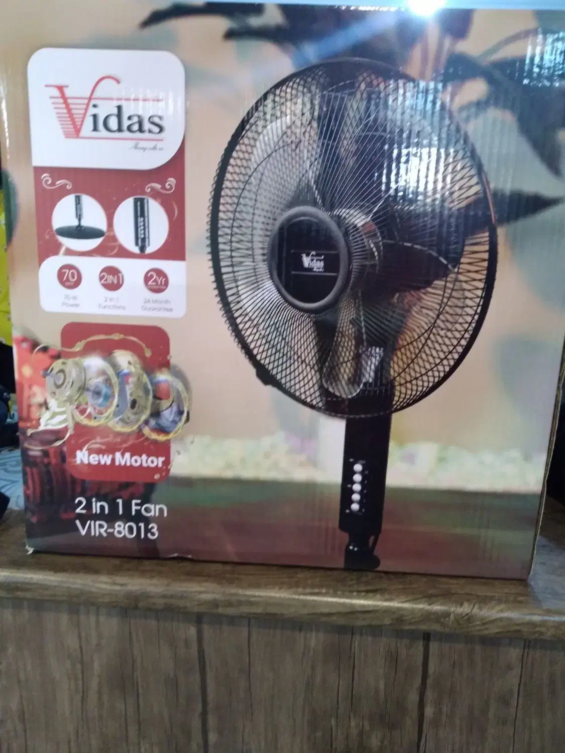 پنکه دوحالته ایستاده و رومیزی برند ویداس|پنکه و تصفیهکنندهٔ هوا|اراک, |دیوار