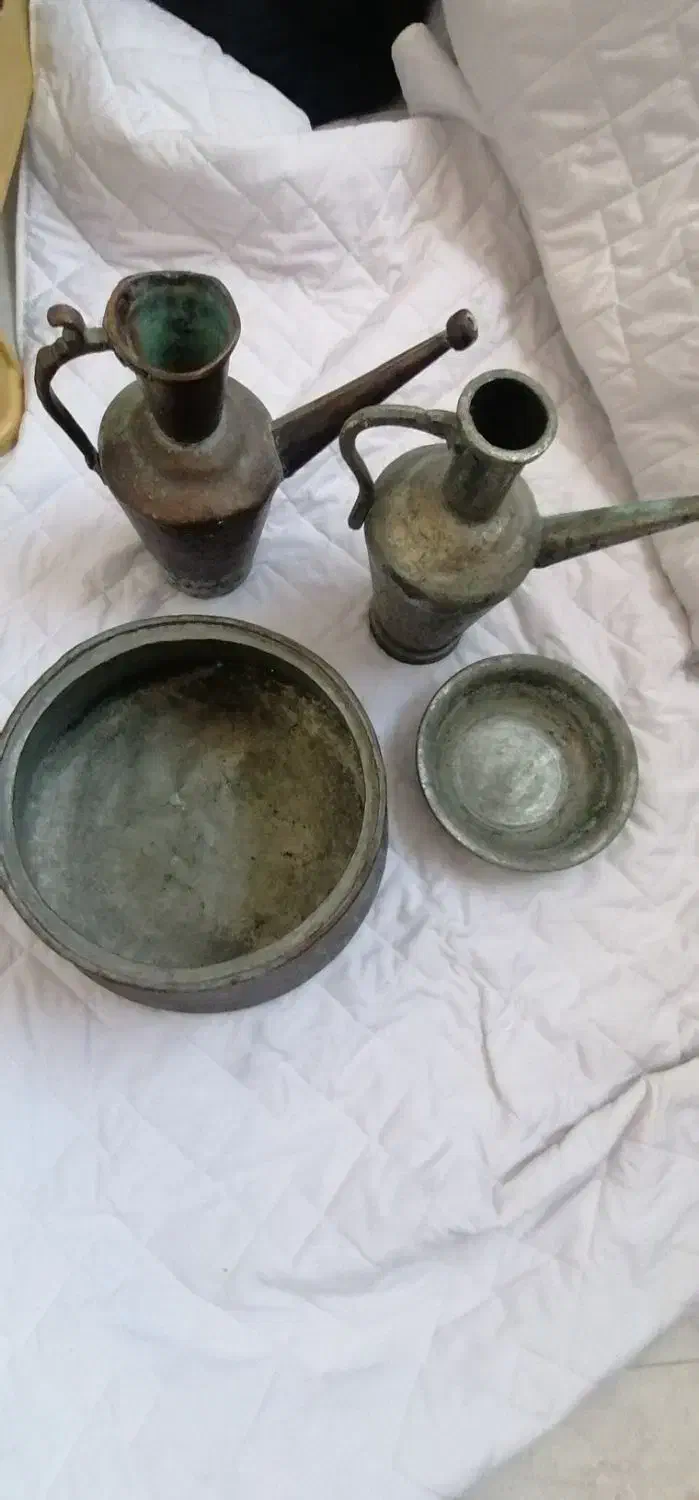 آفتابه دیگ کاسه قدیمی|کلکسیون اشیاء عتیقه|شیروان (خراسان), |دیوار