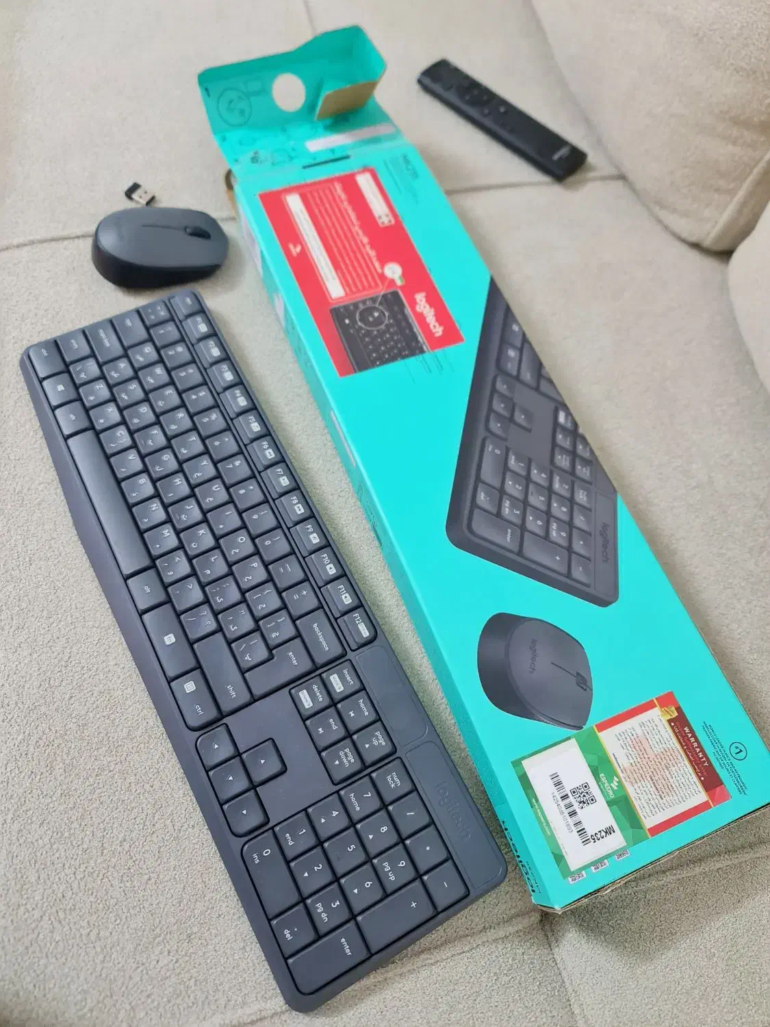 موس و کیبورد بیسیم لاجیتک مدل mk235|قطعات و لوازم جانبی رایانه|مشهد, پورسینا|دیوار