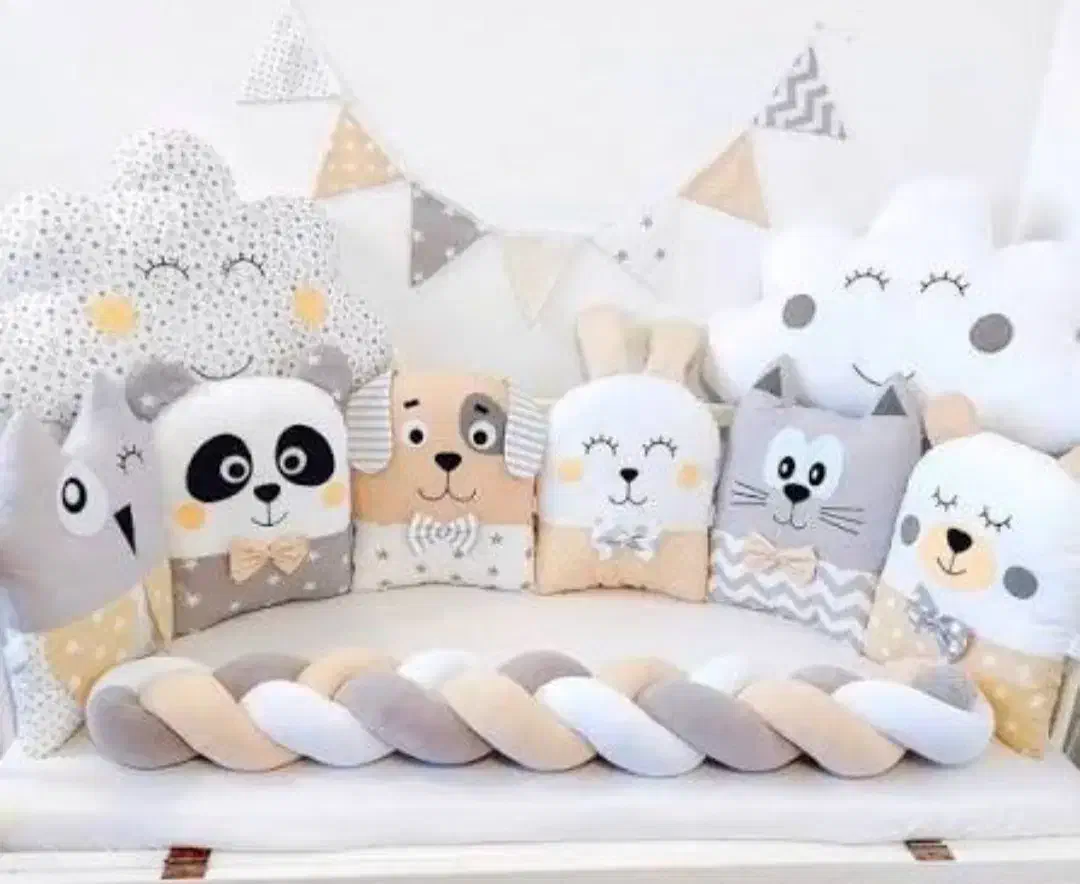 ست گارد تخت بچه|رختخواب، بالش، پتو|مشکیندشت, |دیوار