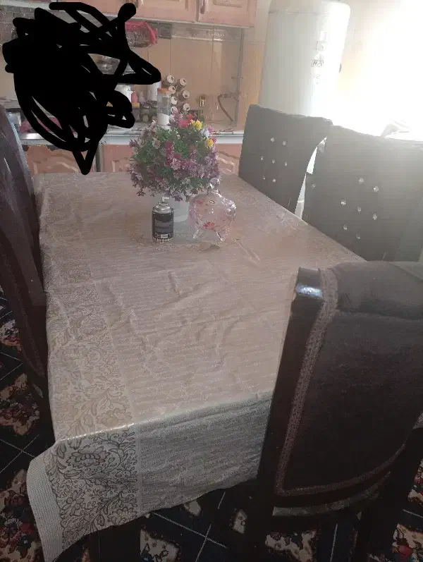 میز نهار خوری|میز و صندلی غذاخوری|یاسوج, |دیوار