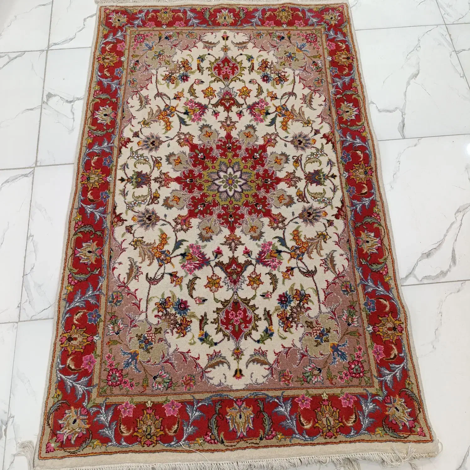 قالیچه طرح علیا کاشمر درجه یک دستباف|فرش|تهران, سنائی|دیوار