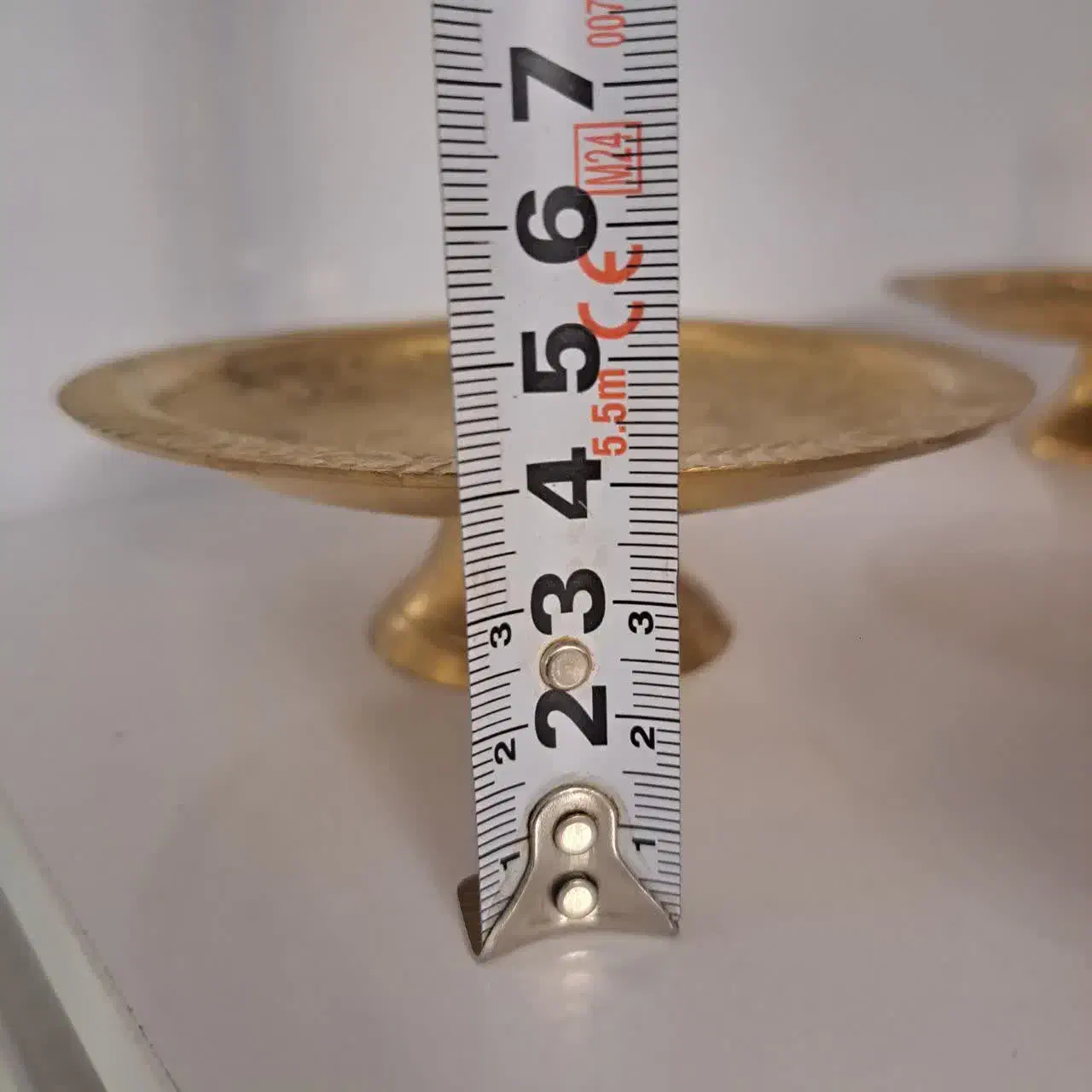 شیرینی خوری پایه دار برنز با شش عدد بشقاب|کلکسیون اشیاء عتیقه|سهند, |دیوار