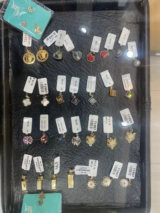 پلاک طلا مینیمال|جواهرات|بروجرد, |دیوار