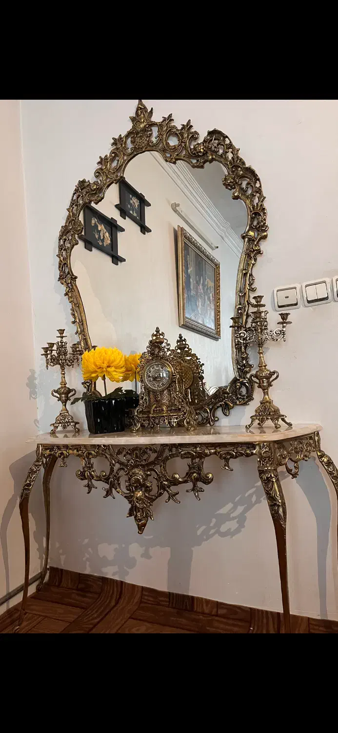 آینه کنسول برنز|آینه|اردبیل, |دیوار