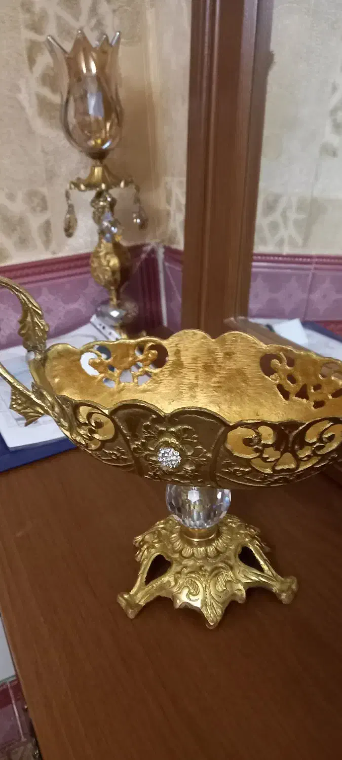 ظروف برنزی|کلکسیون اشیاء عتیقه|نظرآباد, رسالت|دیوار