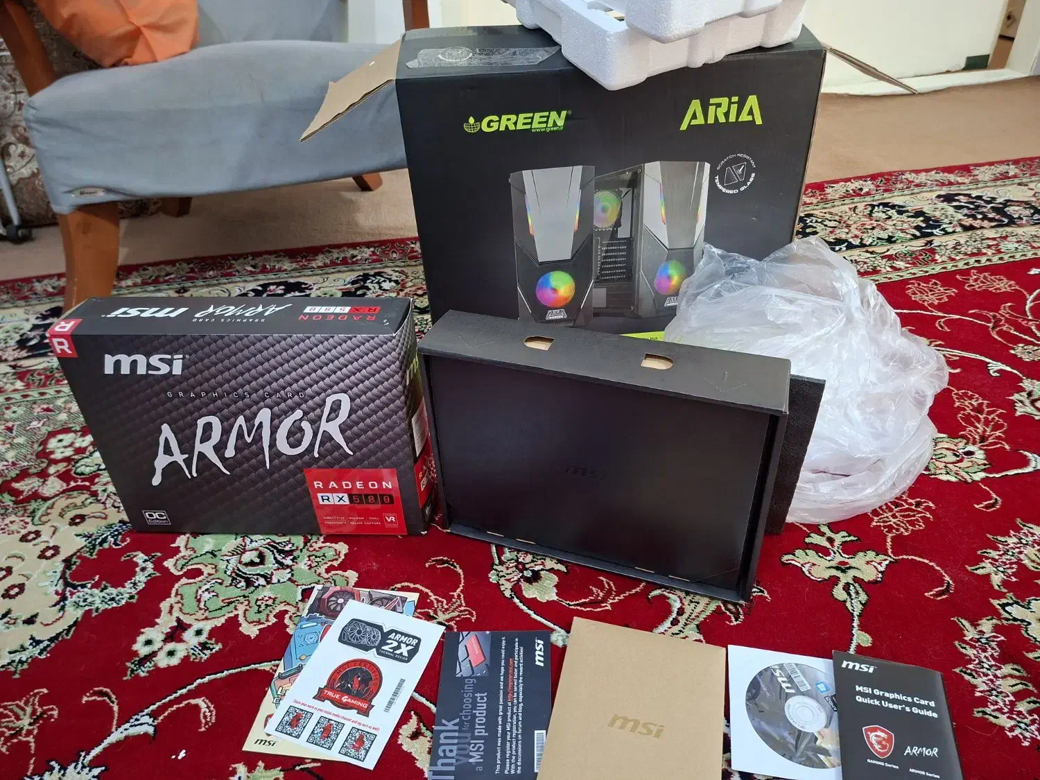 کیس گیمینگ i5 12400 با گرافیک ۸گیگ نو استفاده نشده|رایانه رومیزی|تهران, آبشار تهران (دریاچه)|دیوار