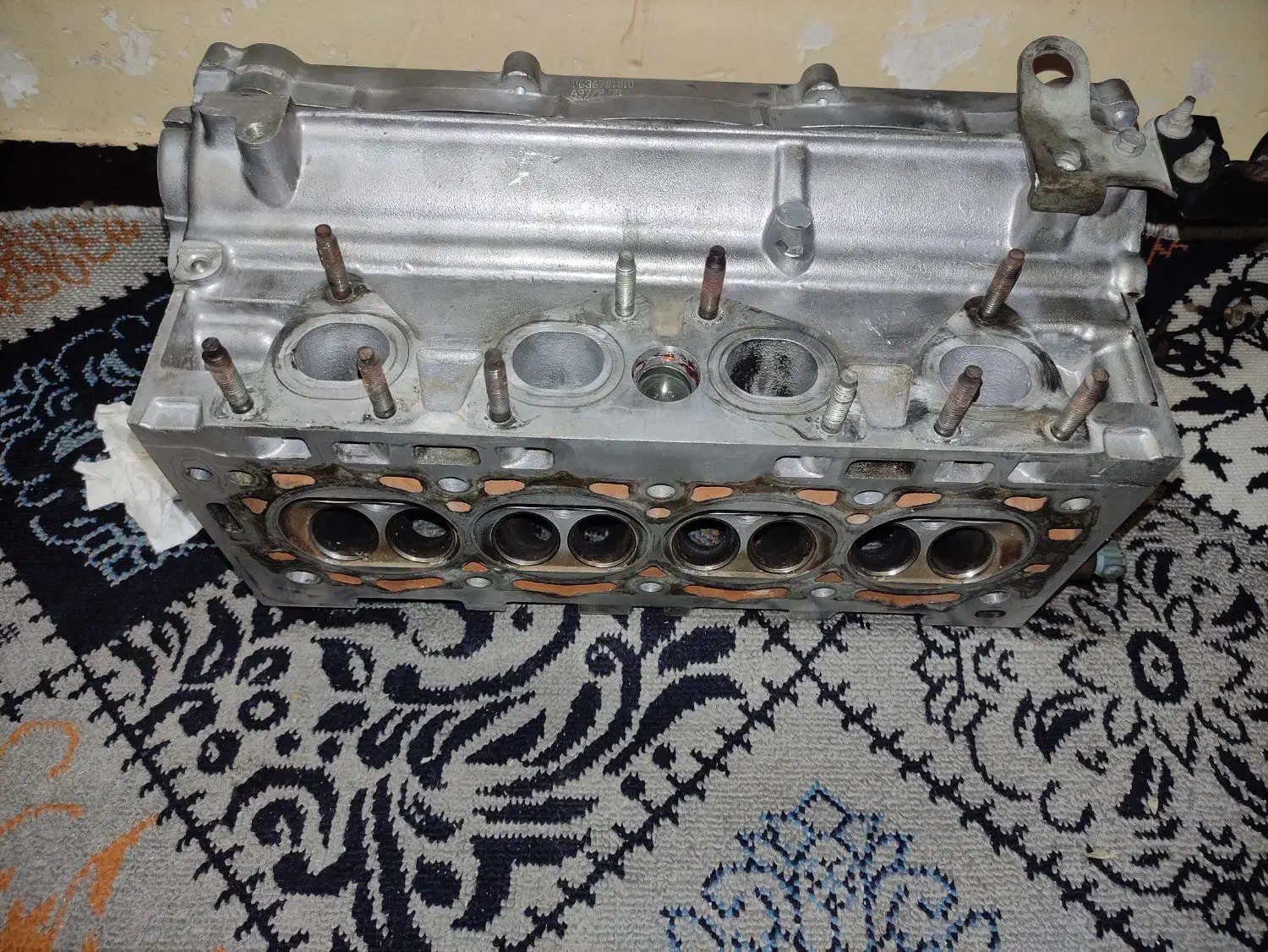 سر سیلندر تیوفایو۱۶سوپاپ بدونه تراش کف استاندارد|قطعات یدکی و لوازم جانبی|دهدشت, |دیوار