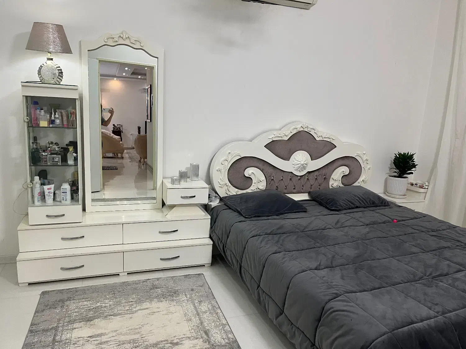 تخت وکمد دونفره|تخت و سرویس خواب|مشهد, الهیه|دیوار