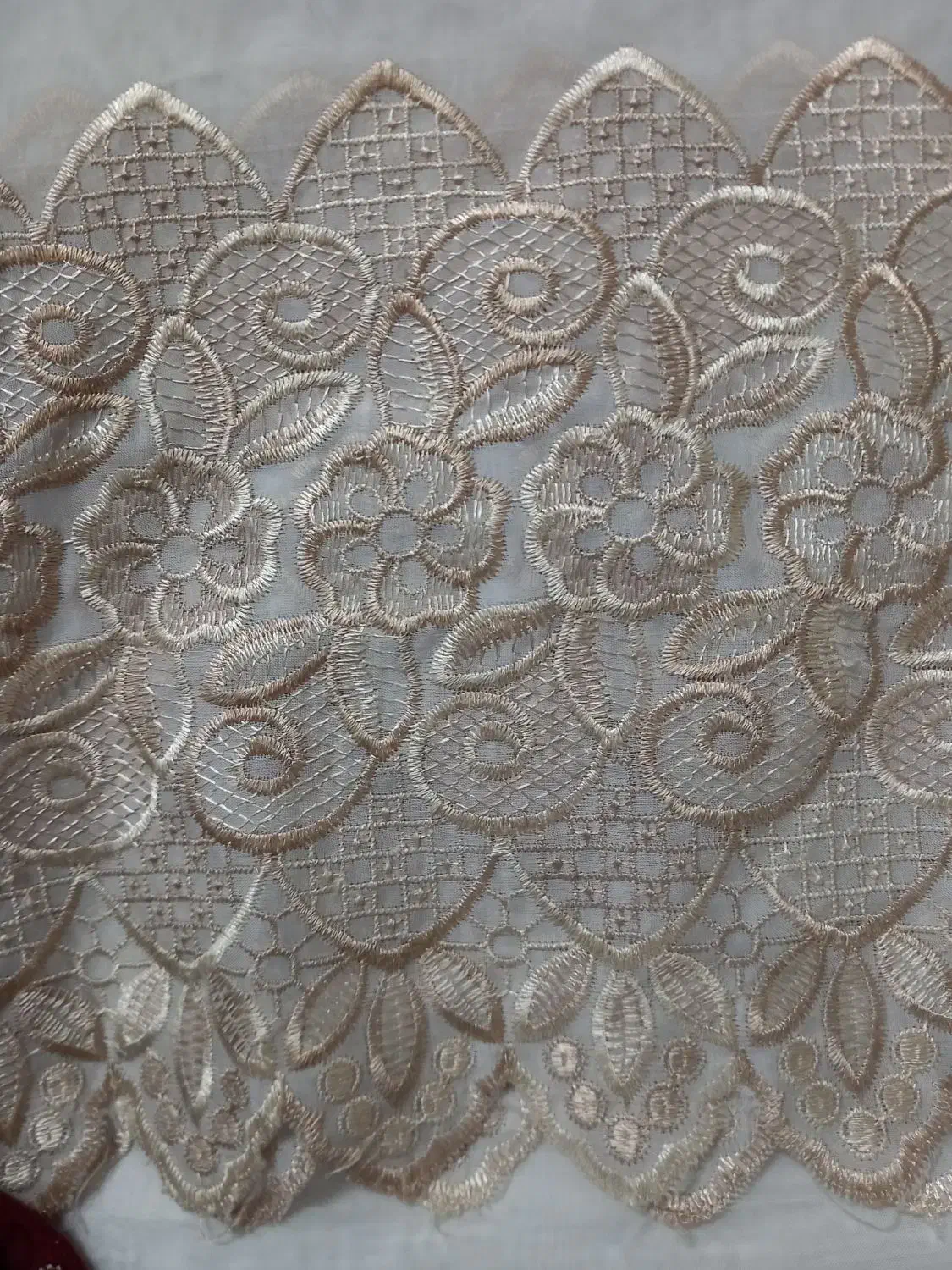 دو عدد پرده حریر|پرده، رانر، رومیزی|لنجان, |دیوار