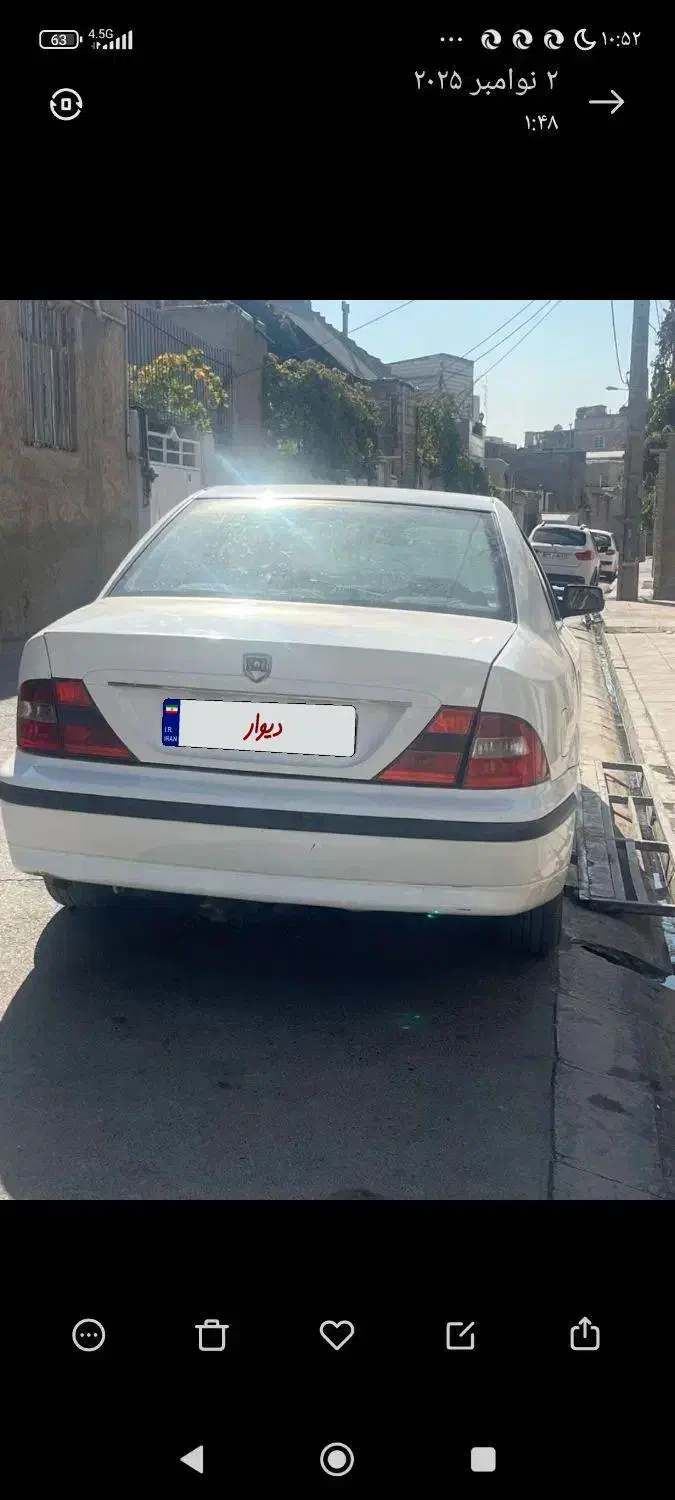 سمند seمدل91تک|خودرو سواری و وانت|محمدشهر, جعفرآباد|دیوار