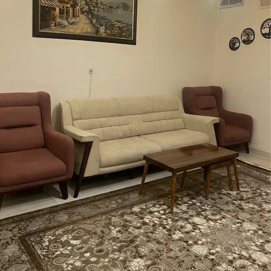 مبل ۷ نفره|مبلمان خانگی و میز عسلی|مشهد, شهرک بهارستان|دیوار