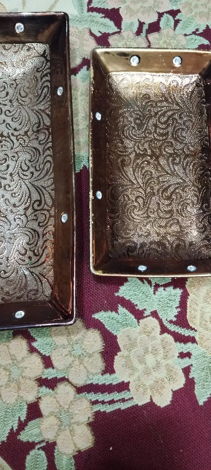 دو عدد دیس با جای گلدان|ظروف سرو و پذیرایی|قرچک, شهرک طلائیه|دیوار