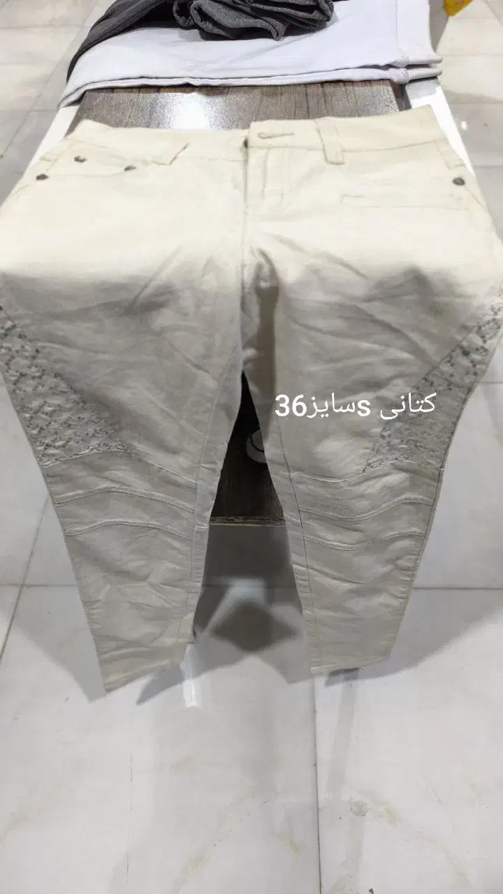 حراج شلوال لی و کتانی وپارچه عمده وتکی 100 هزار|لباس|جوانرود, |دیوار