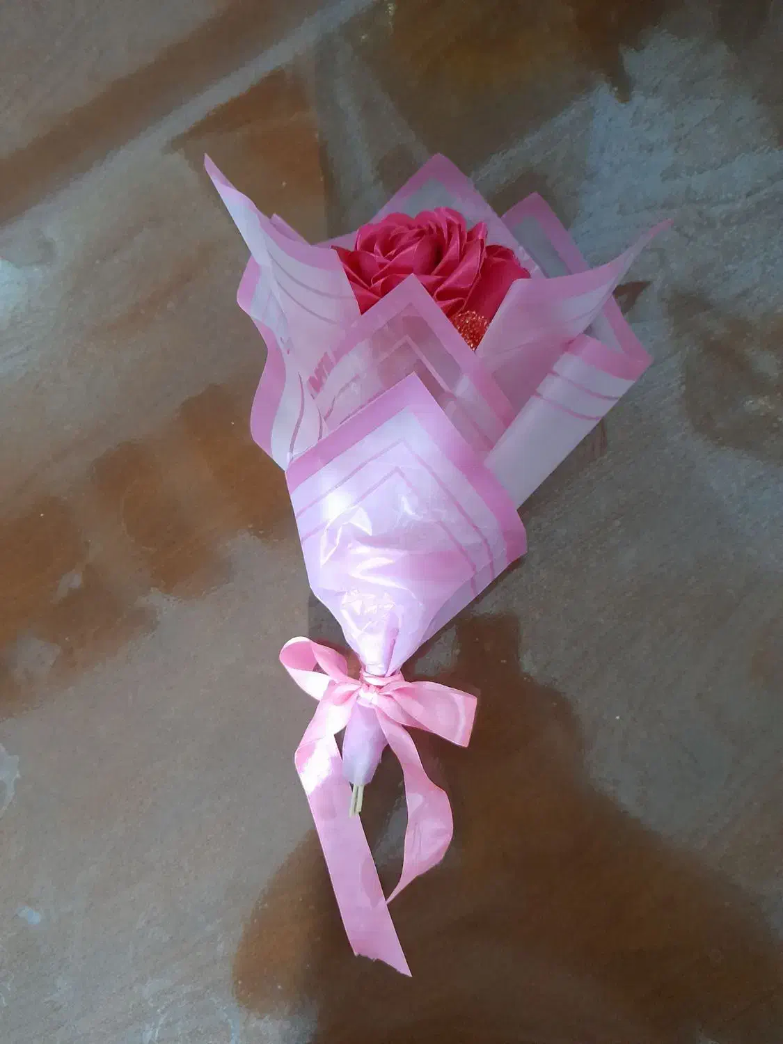 ۳شاخه گل روبانی|گل مصنوعی|اهر, |دیوار