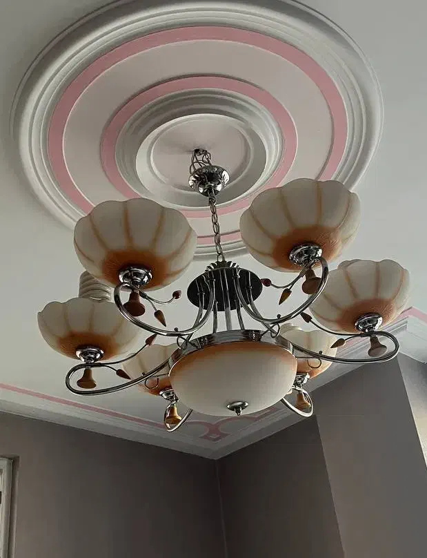 دو عدد لوستر شش شاخه|لوستر و چراغ آویز|زنجان, |دیوار