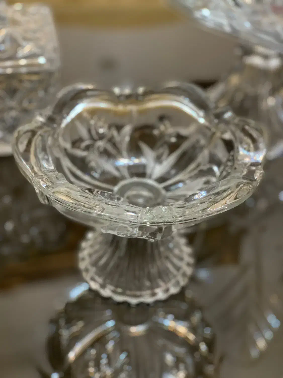 ظروف کریستال نو بدون استفاده همراه با جعبه|ظروف سرو و پذیرایی|ارومیه, |دیوار