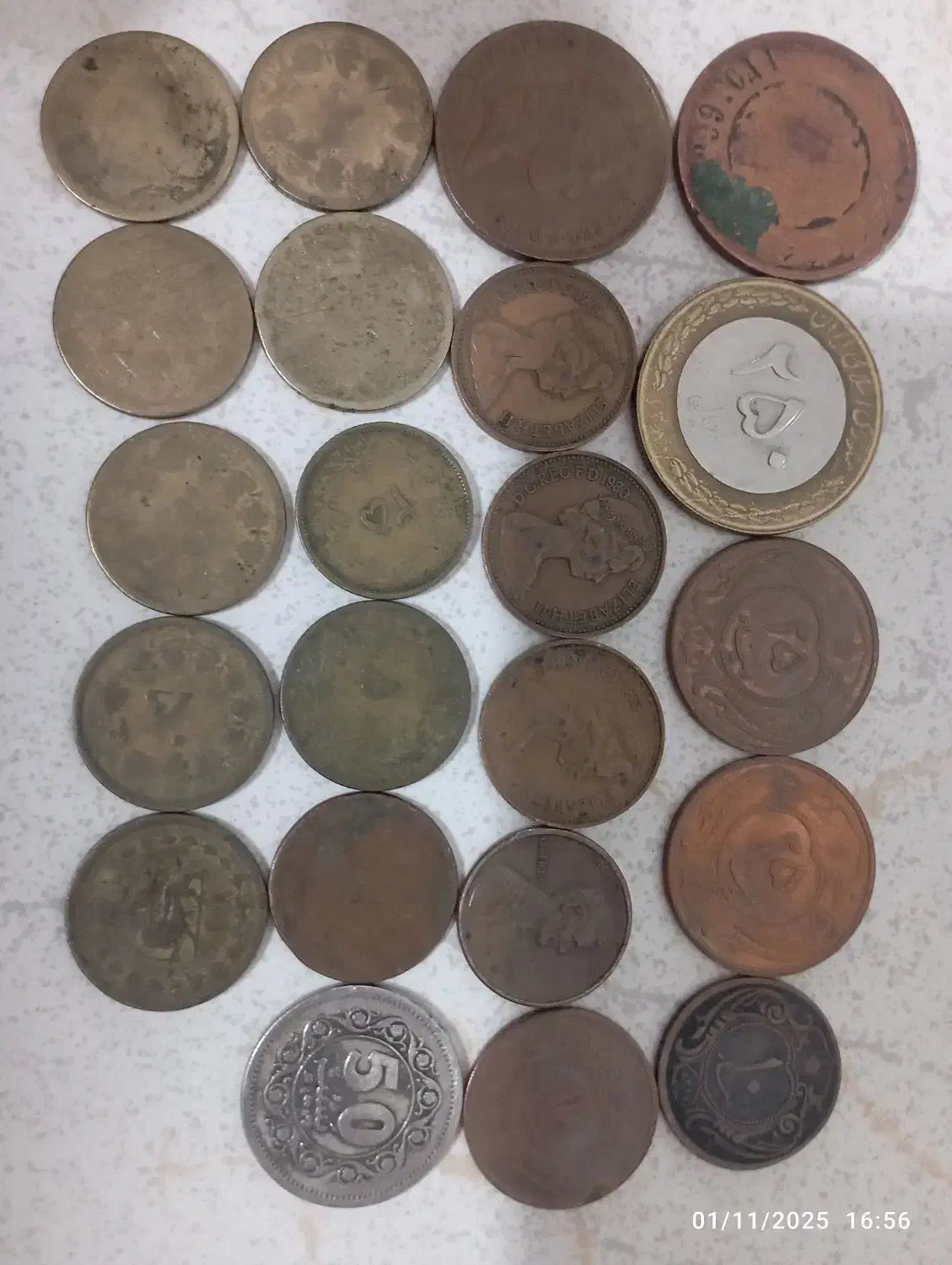 سکه کمیاب کلکسیونی|کلکسیون سکه، تمبر، اسکناس|خوی, |دیوار