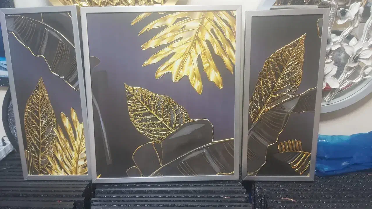 تابلو برجسته دکوراتیو سه تیکه|تابلو، نقاشی، عکس|تبریز, |دیوار