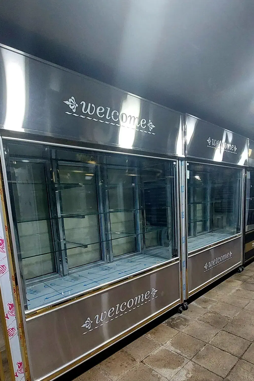 فروش ویژه یخچال پرده هوا 3درب مکعبی جزیره تاپینگ|فروشگاه و مغازه|تهران, وردآورد|دیوار