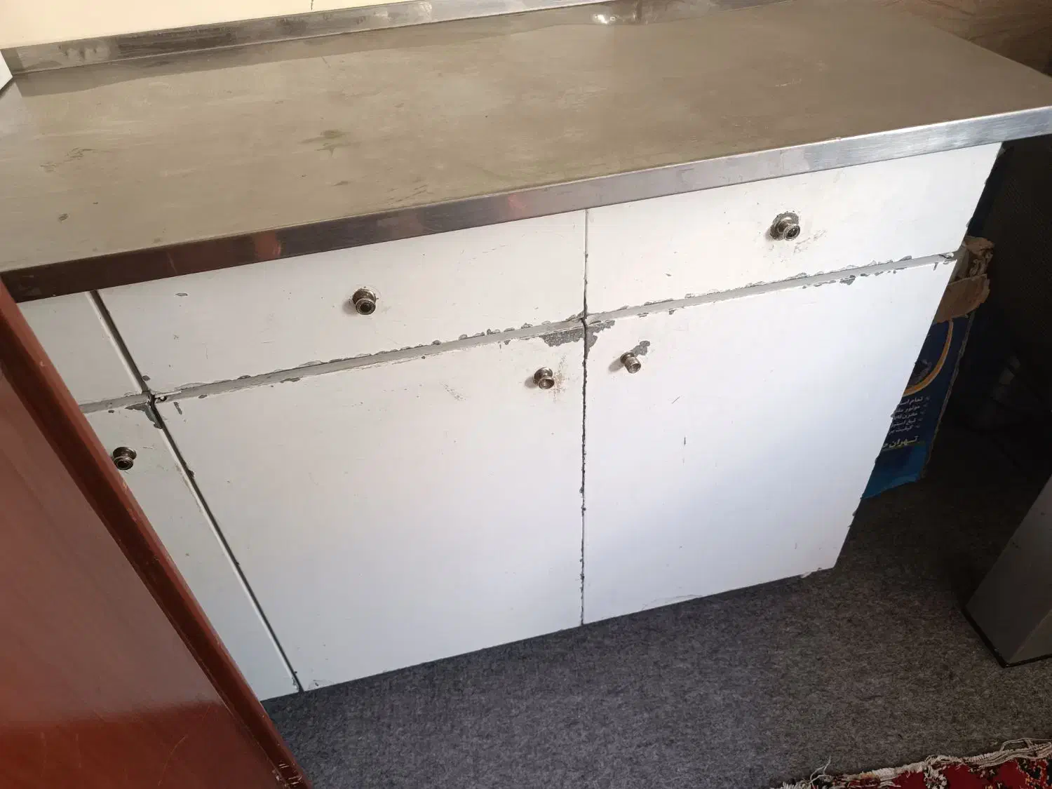 کابینت فلزی سنگین، سالم و قدیمی آماده استفاده مجدد|مصالح و تجهیزات ساختمان|شیراز, شیخ علی چوپان|دیوار