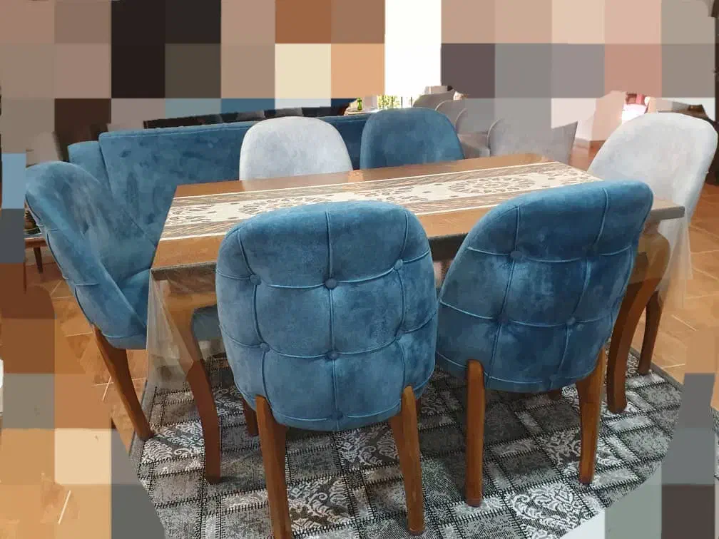 میزغذاخوری ۶نفره|میز و صندلی غذاخوری|چالوس, |دیوار