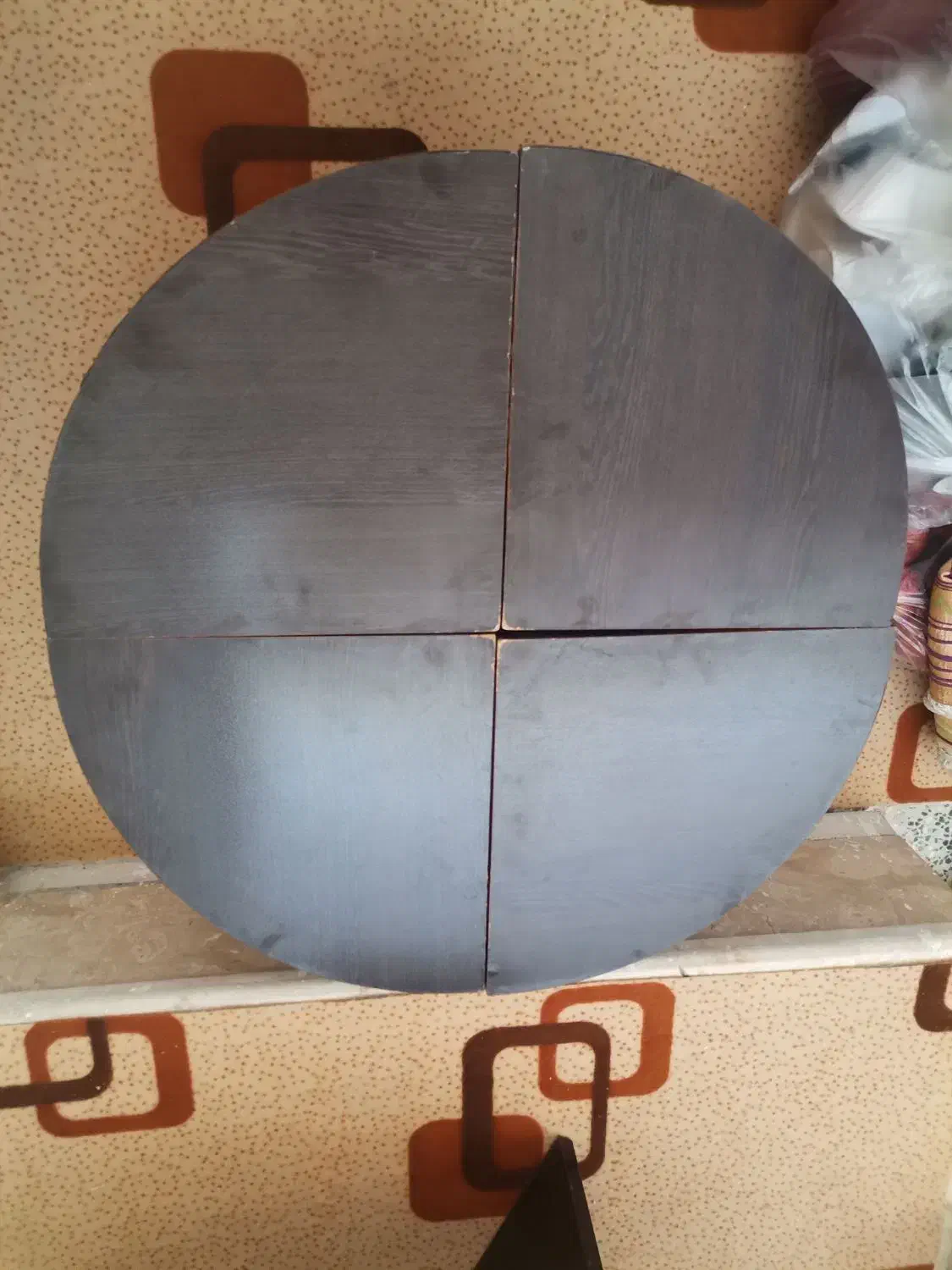 جلومبلی گرد و4تا عسلی|مبلمان خانگی و میز عسلی|نجف‌آباد, جلال آباد|دیوار