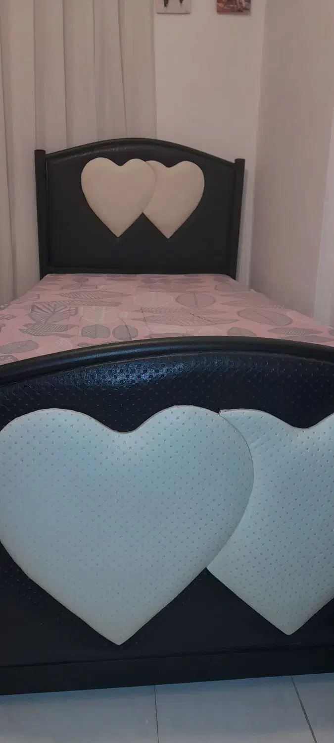 تخت یکنفره با تشک|تخت و سرویس خواب|فردیس, فردیس|دیوار