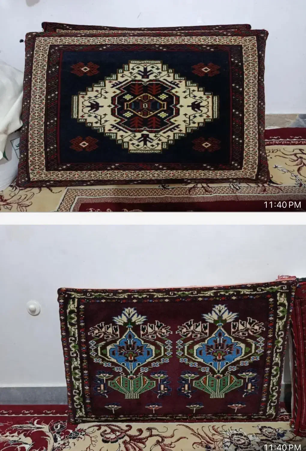 پشتی دستباف ترکمنی|پشتی|گنبد کاووس, |دیوار