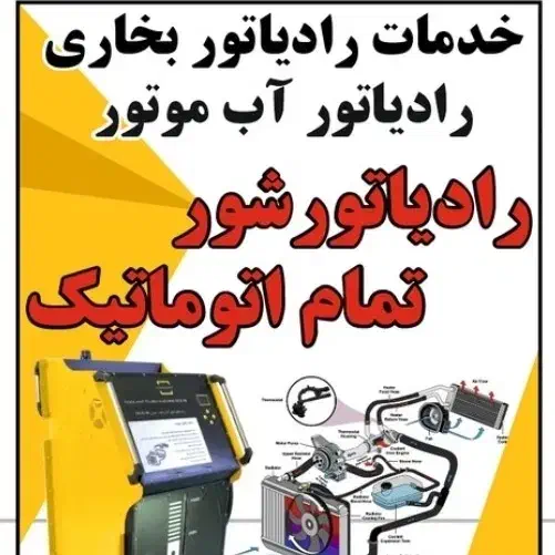 شستشوی رادیاتوربخاری بادستگاه تمام اتوماتیک|خدمات موتور و ماشین|همدان, |دیوار
