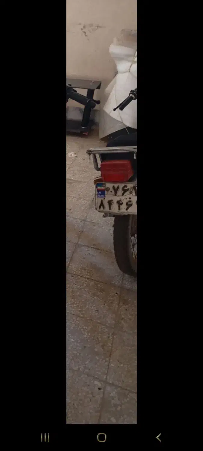 سرقتی موتورسیکلت هندا 125 باک سفید رینگ طلایی|موتورسیکلت|بیرجند, |دیوار