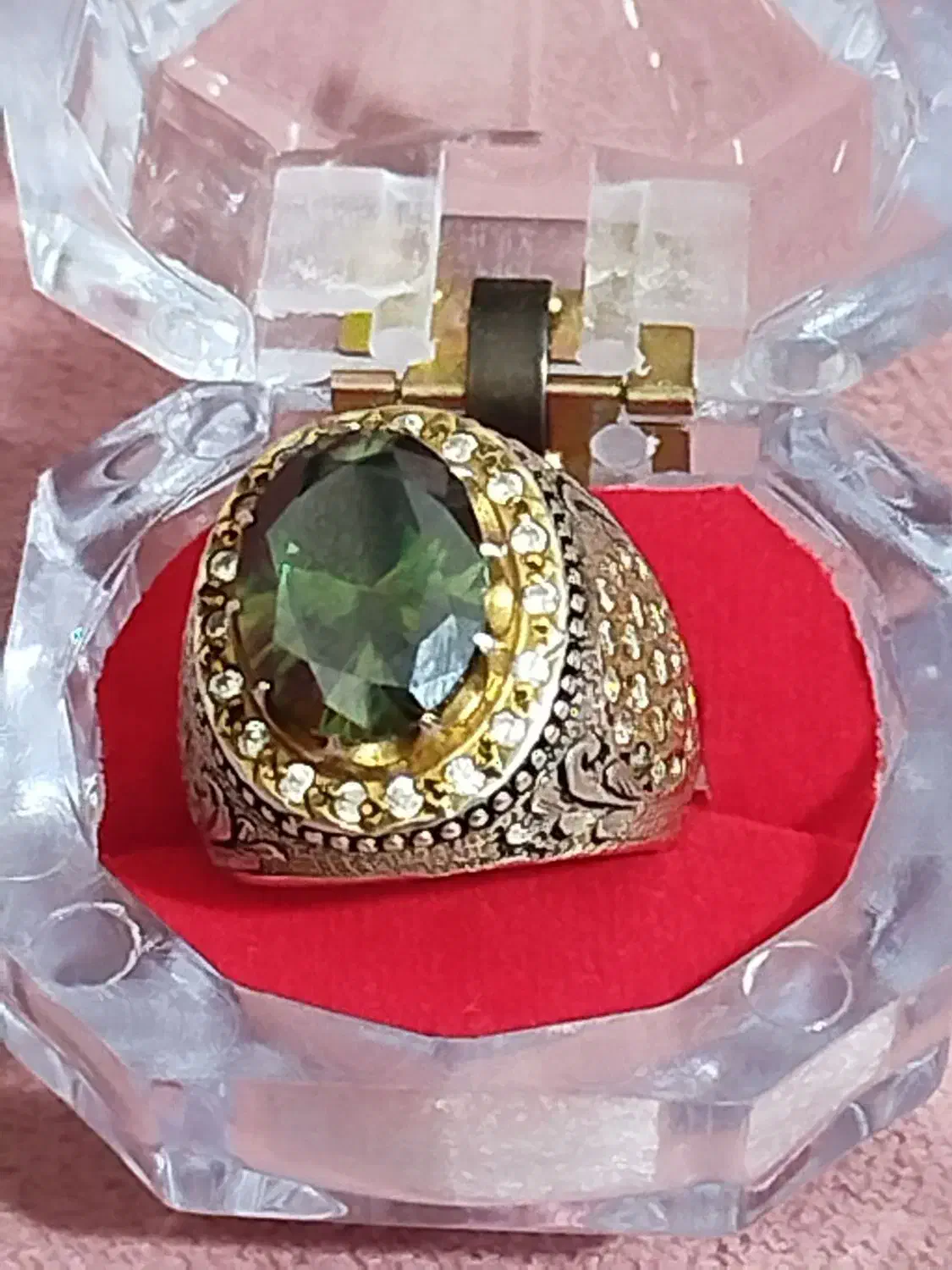 انگشتر نقره (نگین الماس روسی )|جواهرات|ساری, |دیوار