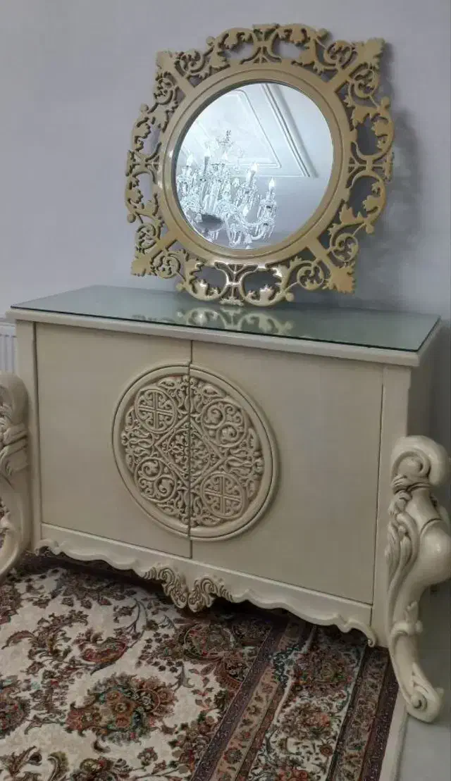 آینه کنسول|بوفه، ویترین، کنسول|تاکستان, |دیوار