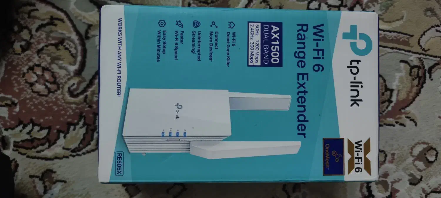 وایفای اکستندر tplink wifi 6|مودم و تجهیزات شبکه|شیراز, زرهی|دیوار