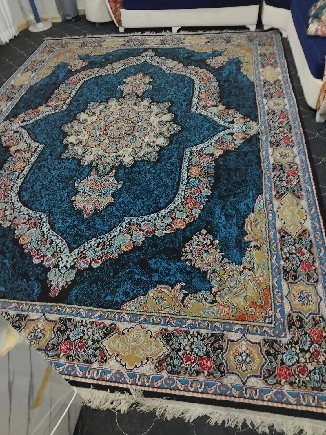 گلیم فرش ۱۲ متری|گلیم، جاجیم، گبه|قشم, |دیوار