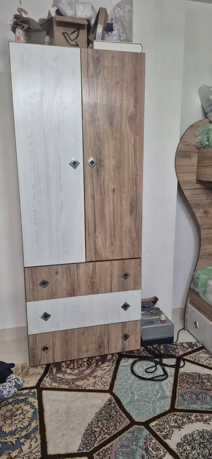 تخت کمد نوجوان|تخت و سرویس خواب|گرگان, |دیوار