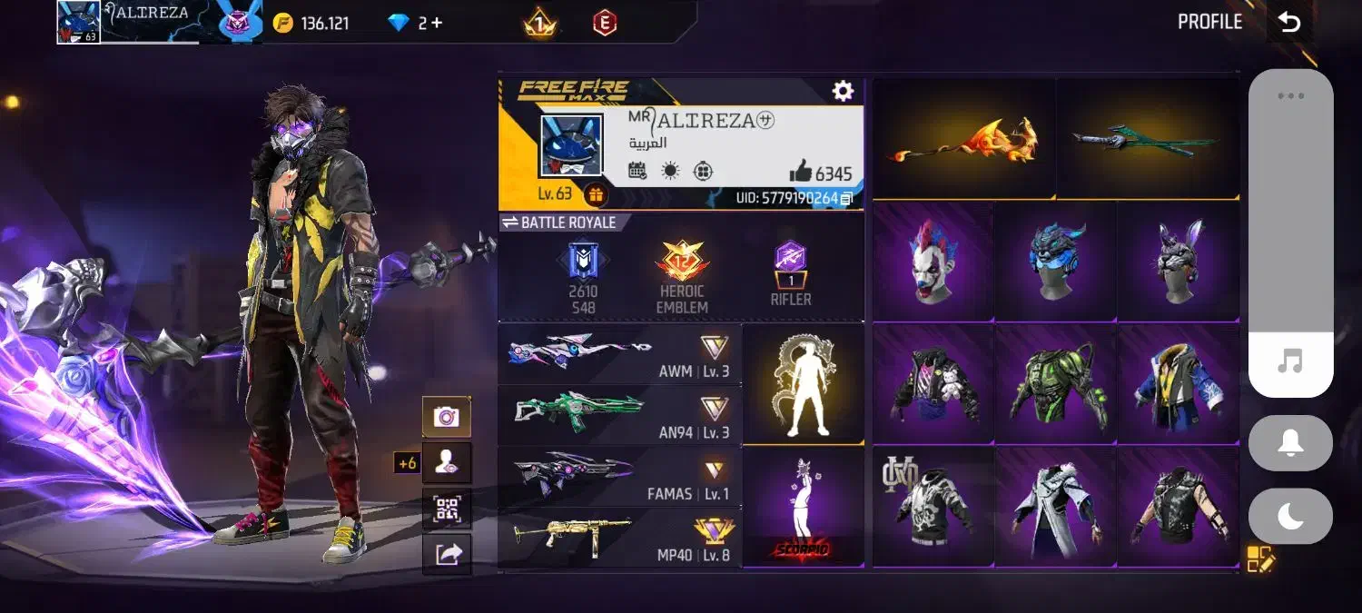 اکانت فری فایر|کنسول، بازی ویدئویی و آنلاین|ازنا, |دیوار