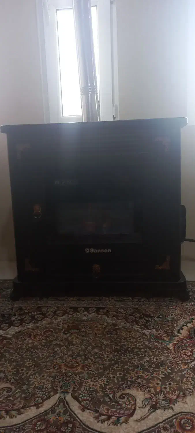 بخاری سن سون بزرگ درحد نو|بخاری، هیتر، شومینه|گلبهار, شهر جدید گلبهار|دیوار