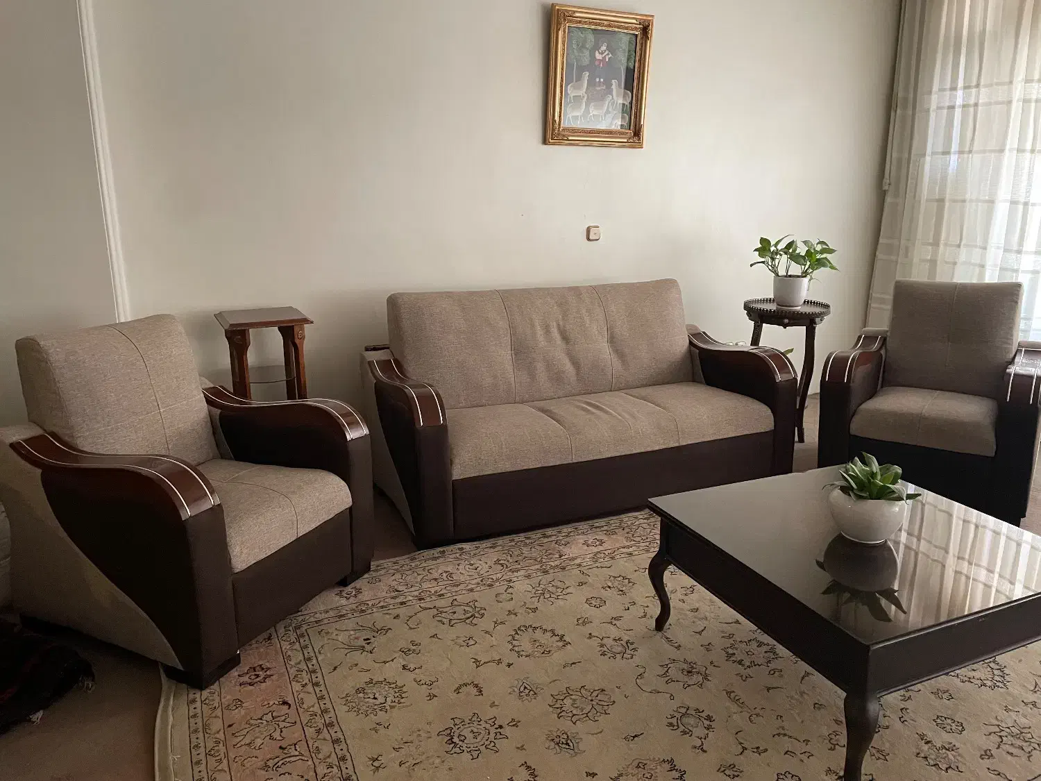 مبلمان راحتی ۷ نفره|مبلمان خانگی و میز عسلی|مشهد, احمدآباد|دیوار