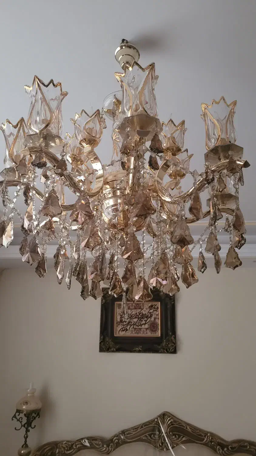 لوستر ۸شاخه دوبا|لوستر و چراغ آویز|تهران, نبی اکرم|دیوار