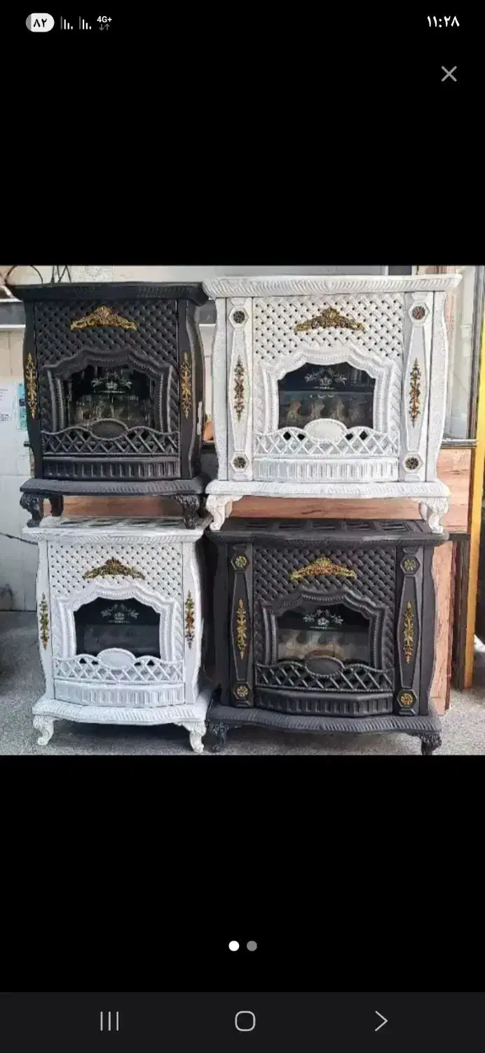 بخاری پایه دار طرح 35هزار جنرال *berno*بقایی|بخاری، هیتر، شومینه|تبریز, |دیوار