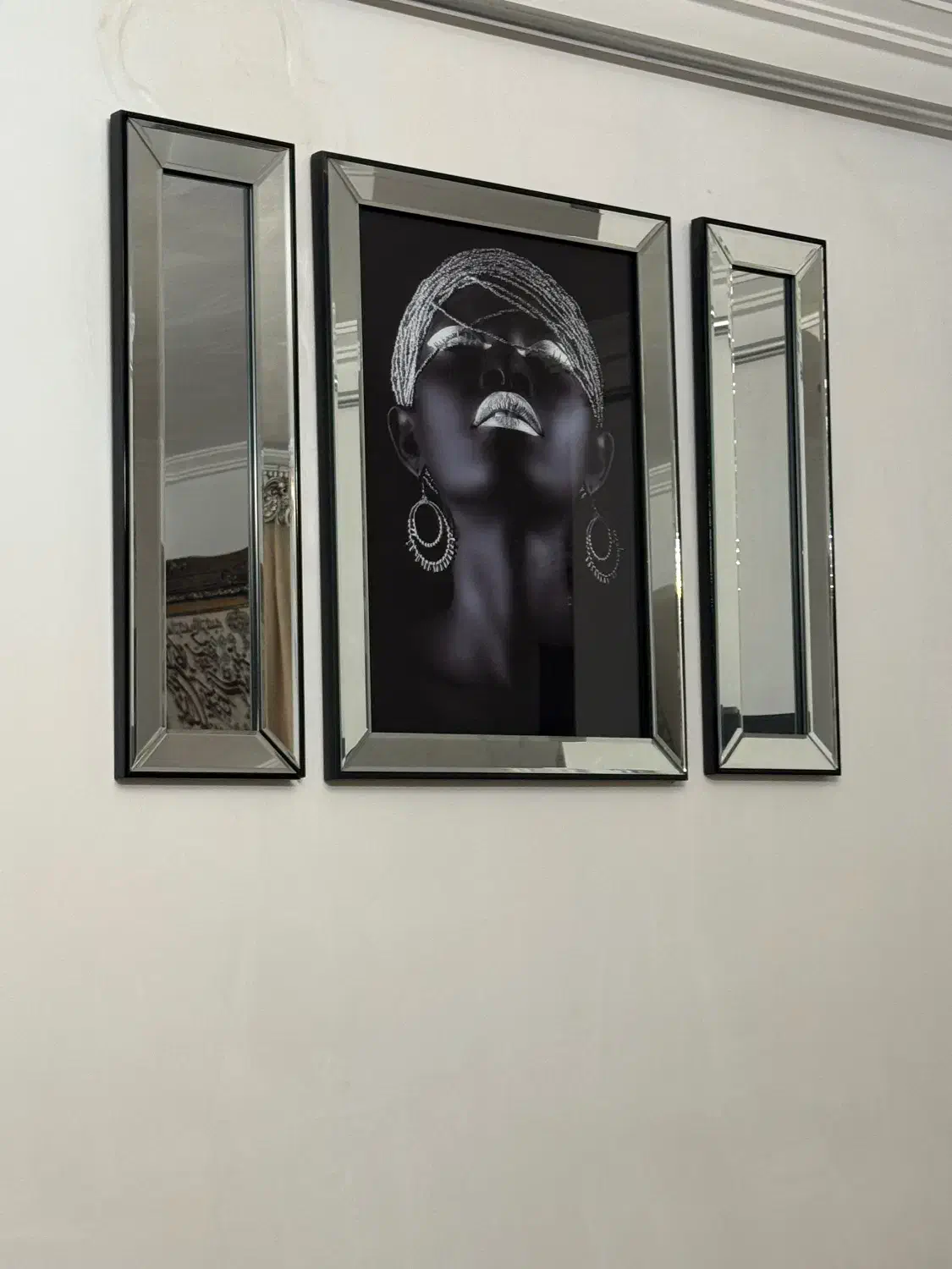 تابلو آینه سه تیکه|تابلو، نقاشی، عکس|تبریز, |دیوار