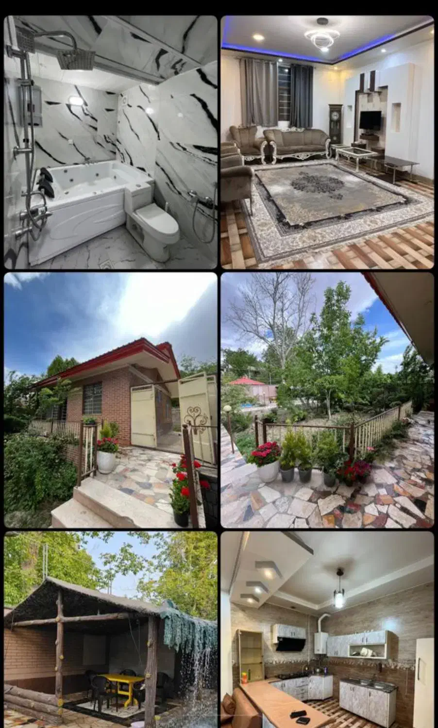 اجاره باغ و ویلا شیک باغبهادران|اجارهٔ کوتاه‌مدت ویلا و باغ|فولادشهر, باغشاد|دیوار