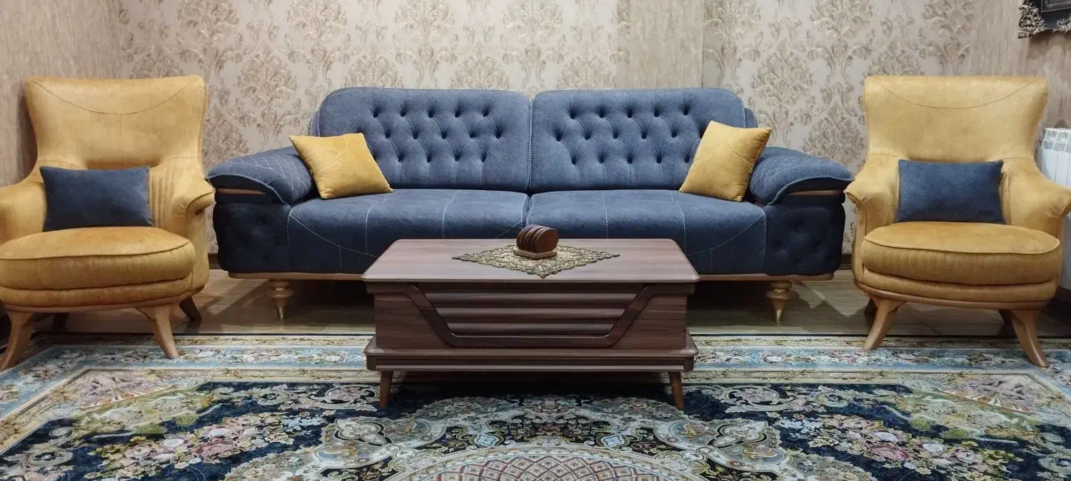 میز نهار خوری ومبل راحتی در حد نو|مبلمان خانگی و میز عسلی|ری, شهید غیوری (ابن باویه)|دیوار