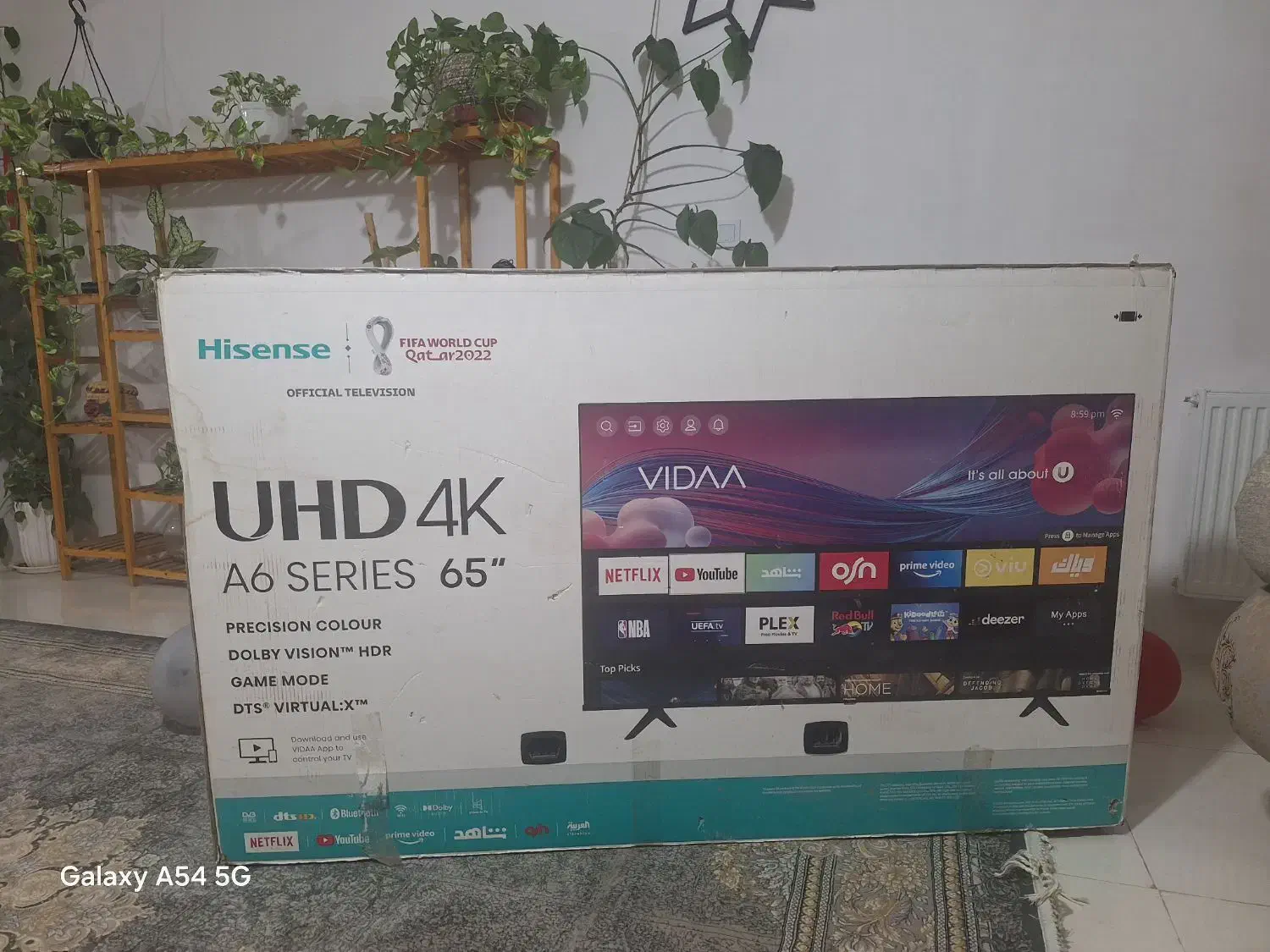 تلویزیون 65 اینج هایسنس پنل شکسته|تلویزیون و پروژکتور|شاهدشهر, |دیوار