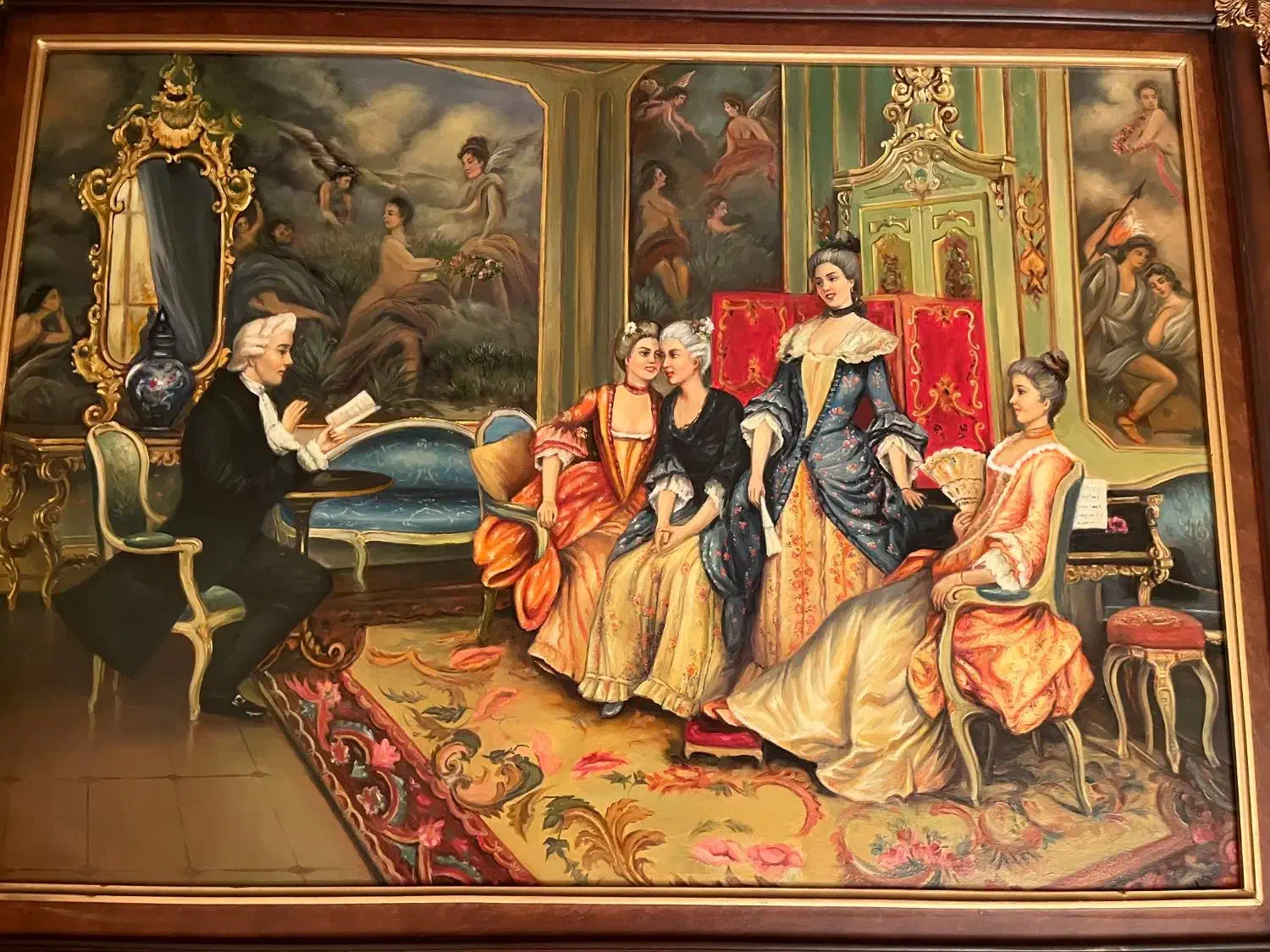 تابلو نقاشی|تابلو، نقاشی، عکس|تهران, باغ فیض|دیوار