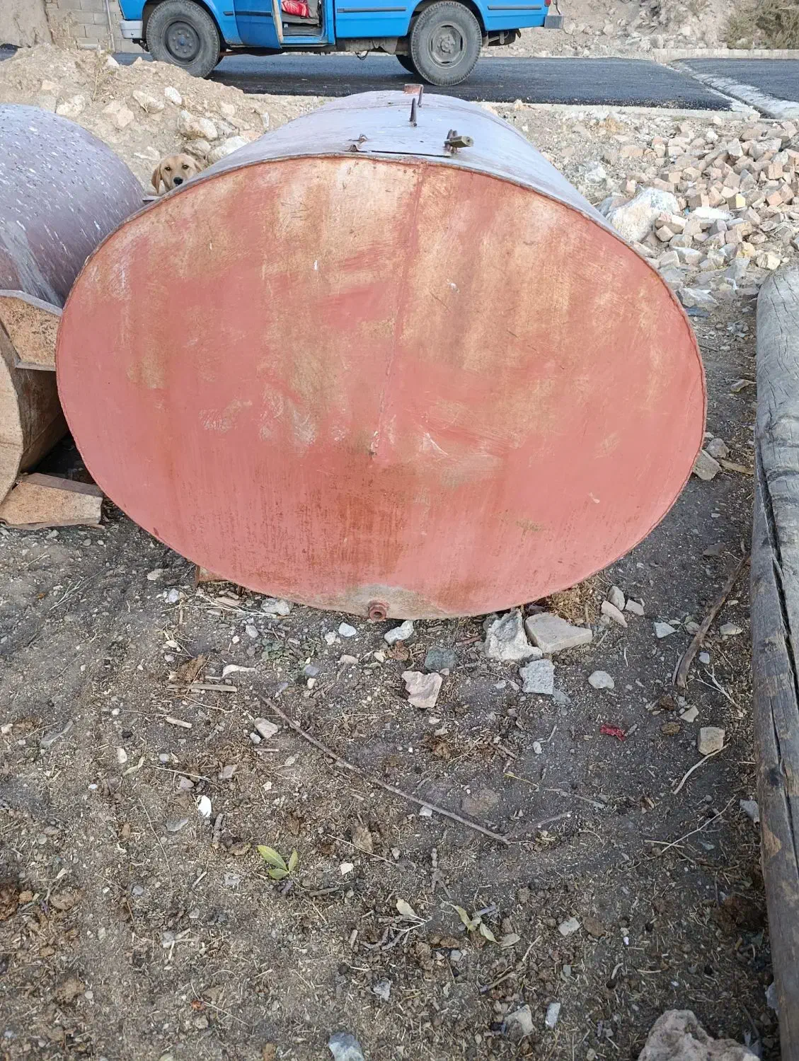 تانکر آب.ورق گالوانیزه سفید قدیمی.سالم سالم|مصالح و تجهیزات ساختمان|الیگودرز, |دیوار