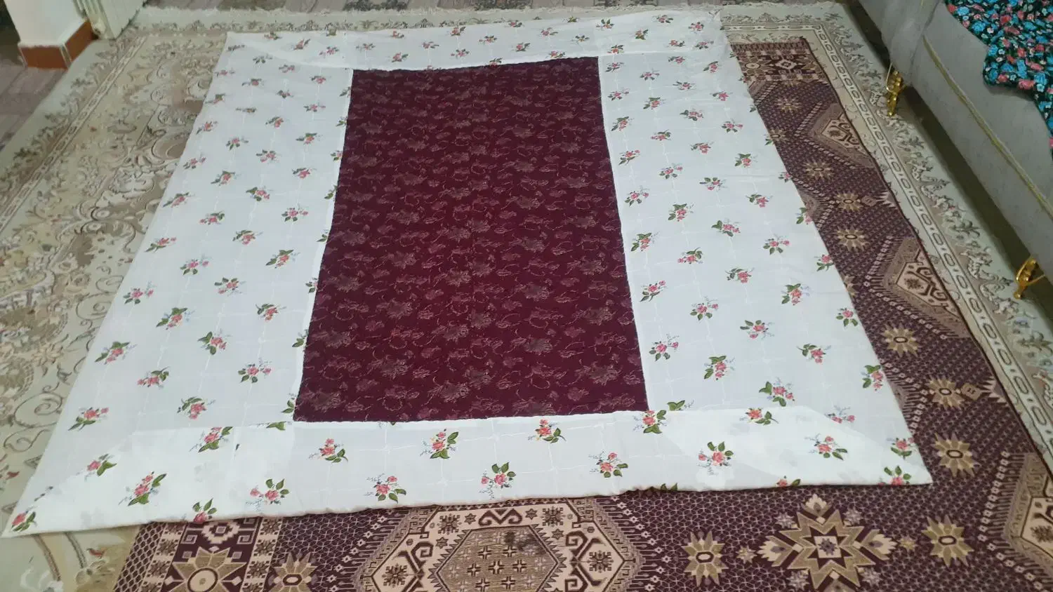 لحاف پشمی سالم وبدون پارگی|رختخواب، بالش، پتو|تاکستان, |دیوار