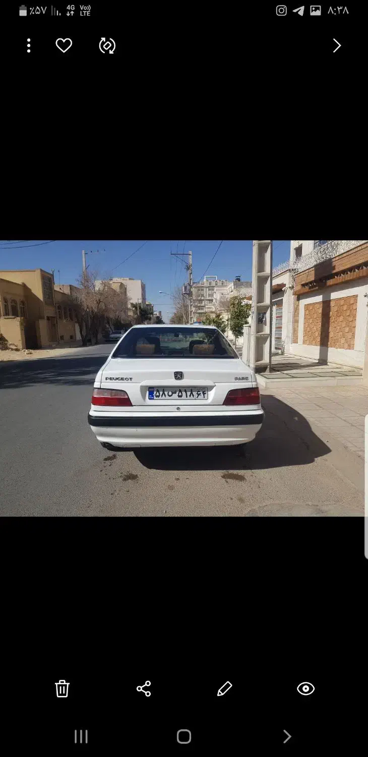 پژو پارس دوگانه کارخانه ۹۶|خودرو سواری و وانت|یزد, |دیوار